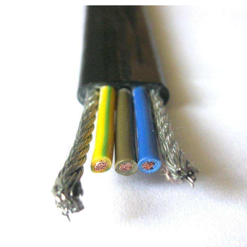 Double wire flat cable